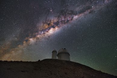 Photo of ESO's 3.6-meter Telescope